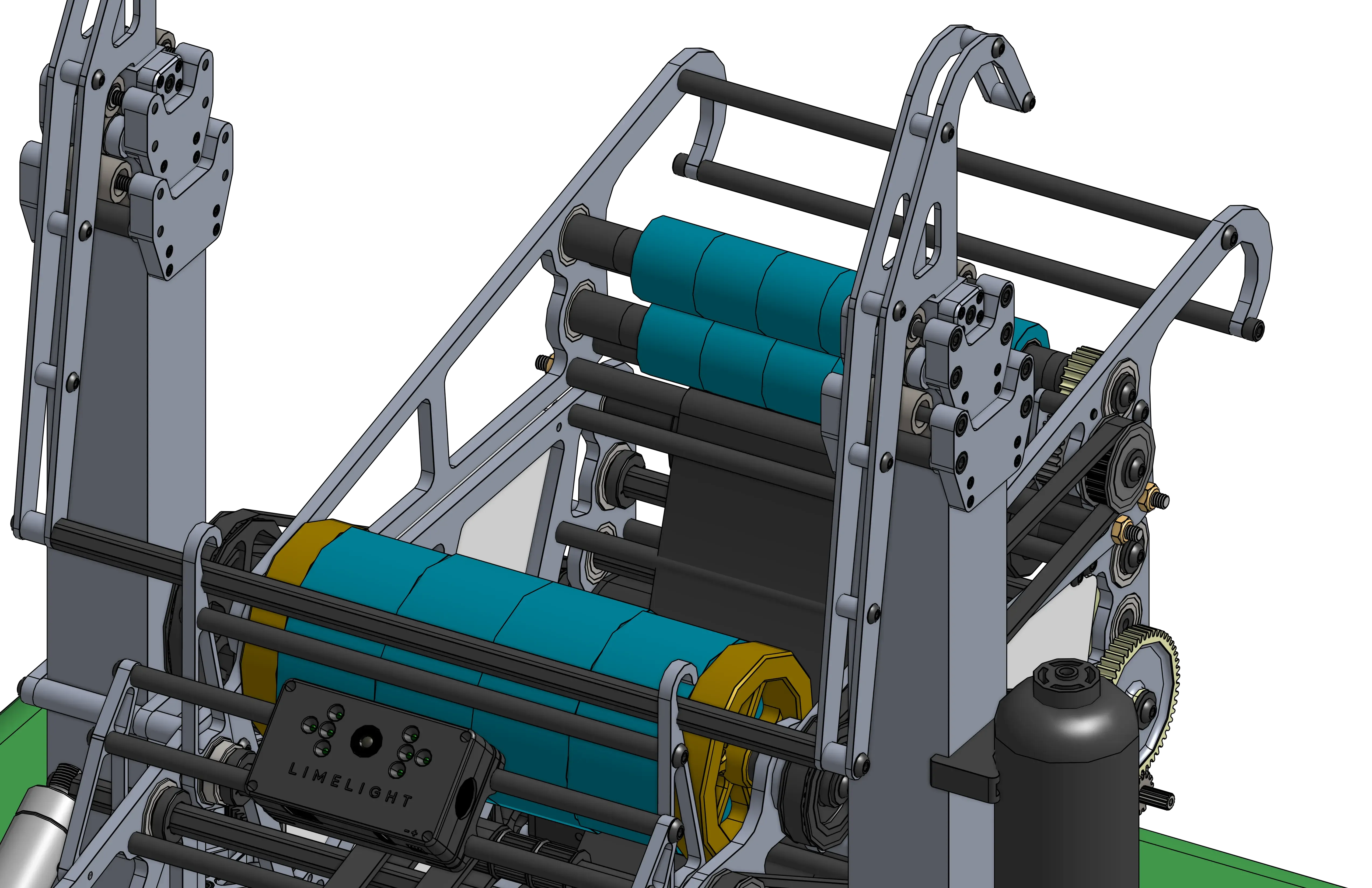 2910 Rapid React shooter CAD render