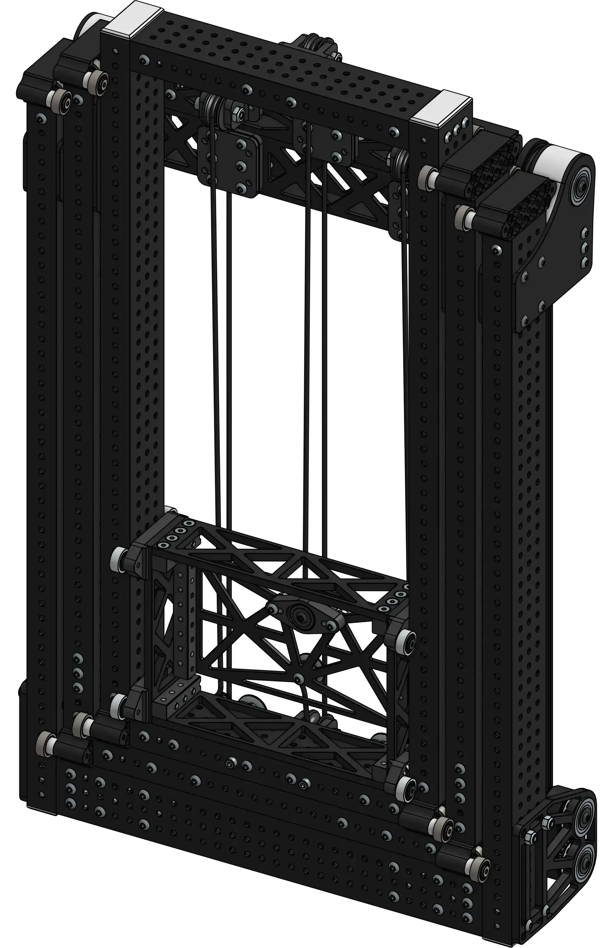 3 stage elevator CAD render