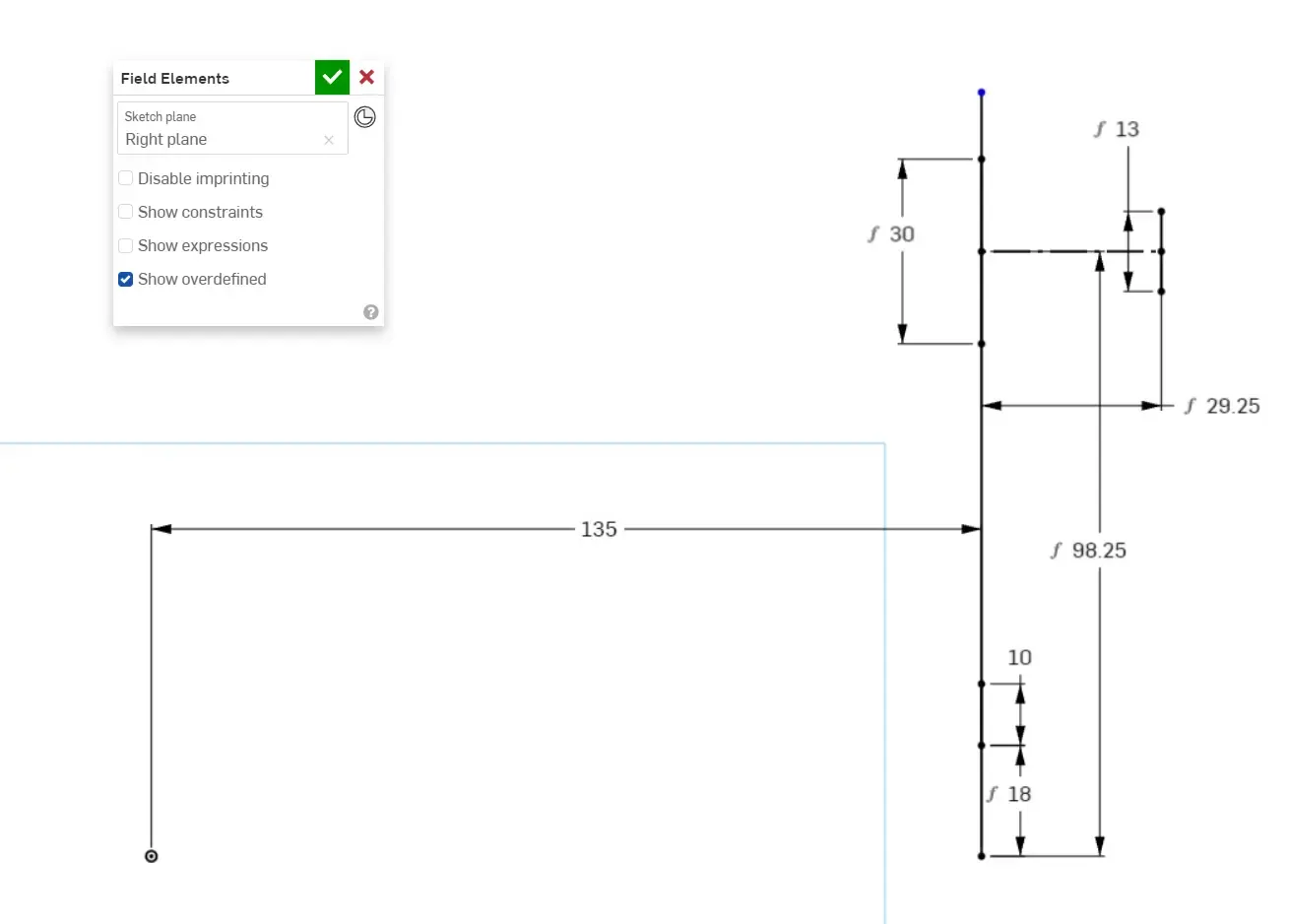 Field Element Layout Sketch
